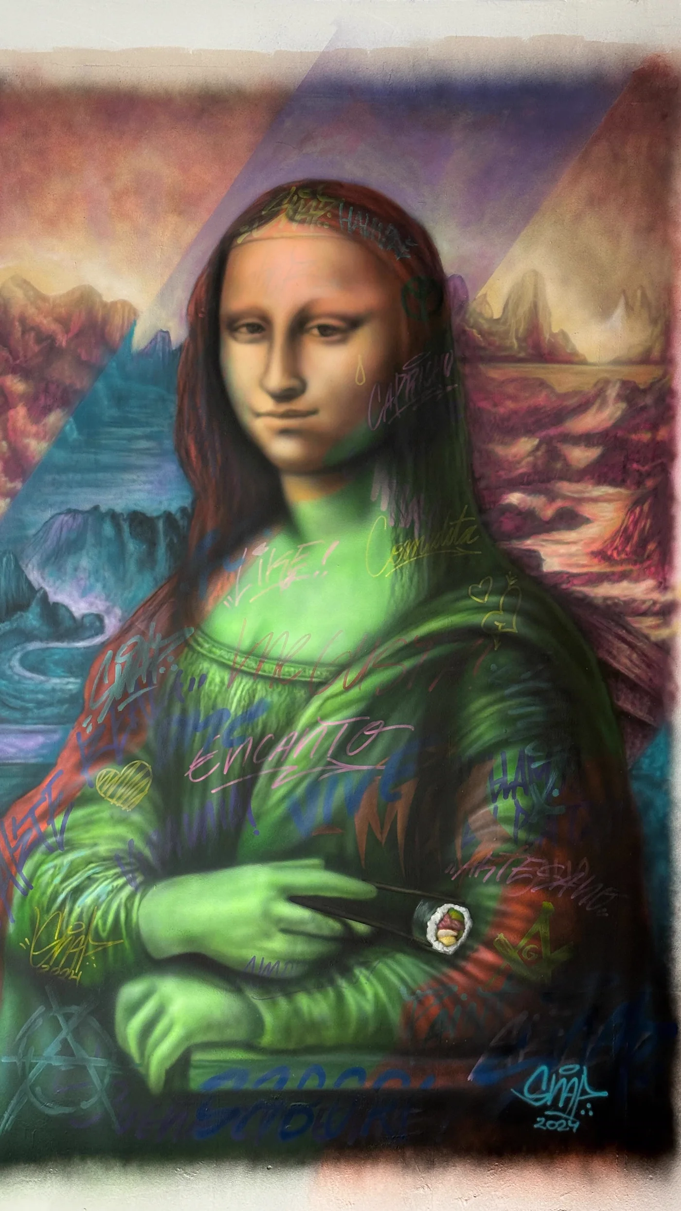 Mona Lisa: reinterpretación de leonardo da vinci